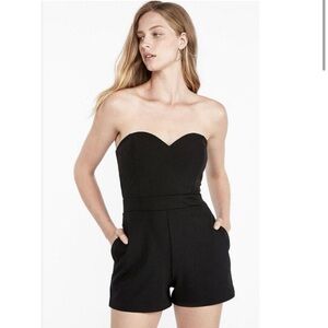 Express black sleevless romper